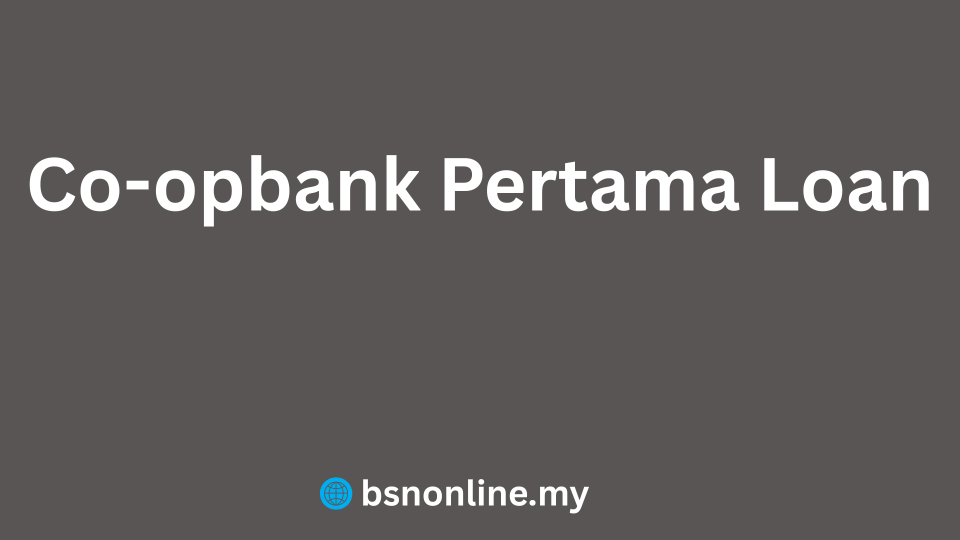Co-opbank Pertama personal loan